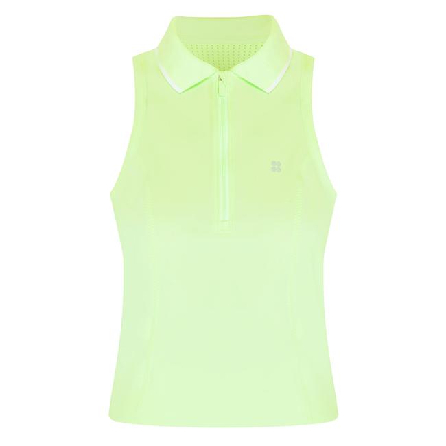  Sweaty Betty Power Tennis Kadın Yeşil Tank Top