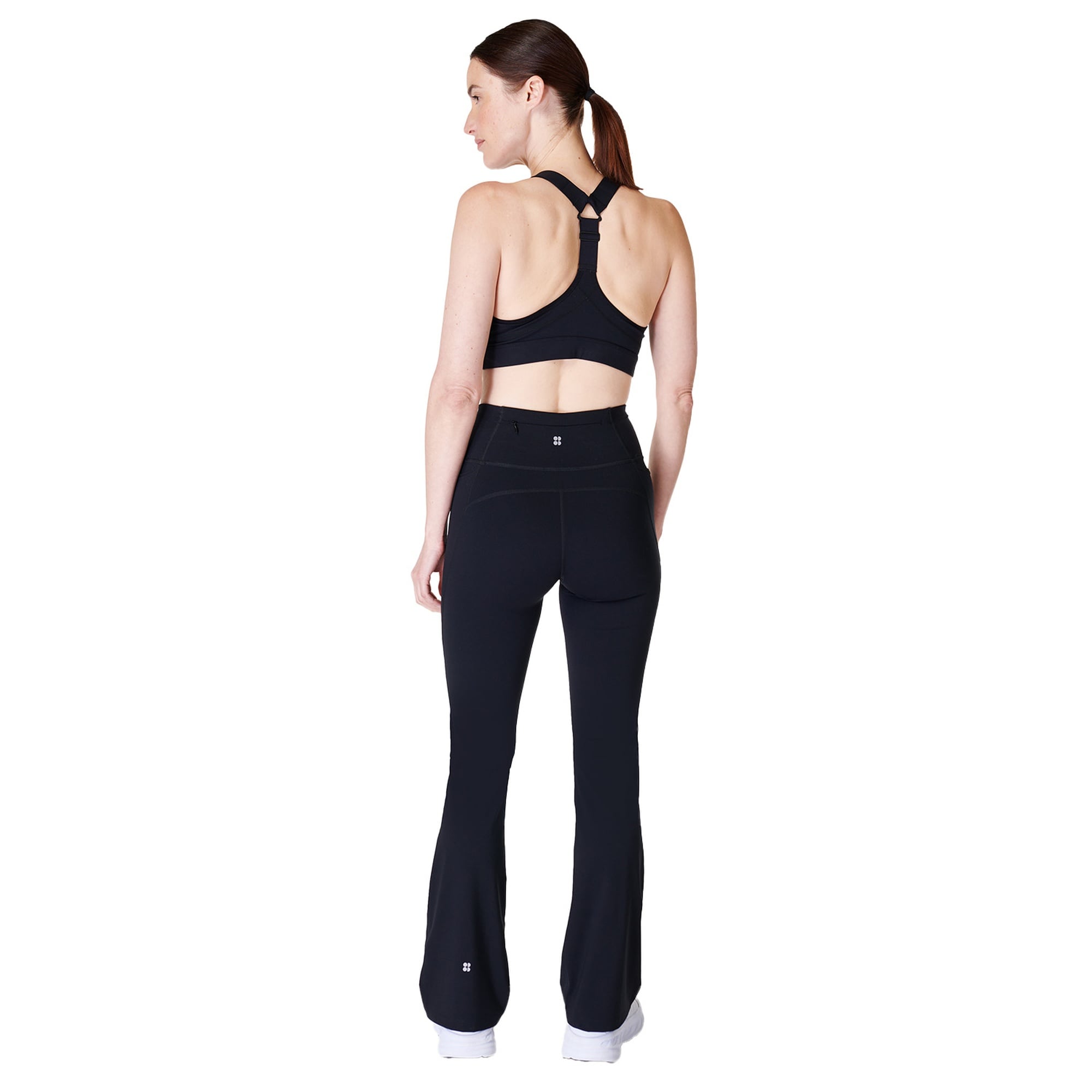 Sweaty Betty Power 32 Workout Boot Cut 2.0 Kadın Siyah Pantolon