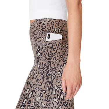  Sweaty Betty Power 7/8 Workout Leggings Kadın Kahverengi Fitness Tayt