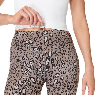  Sweaty Betty Power 7/8 Workout Leggings Kadın Kahverengi Fitness Tayt