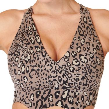  Sweaty Betty Power Contour Plunge Kadın Kahverengi Fitness Bra