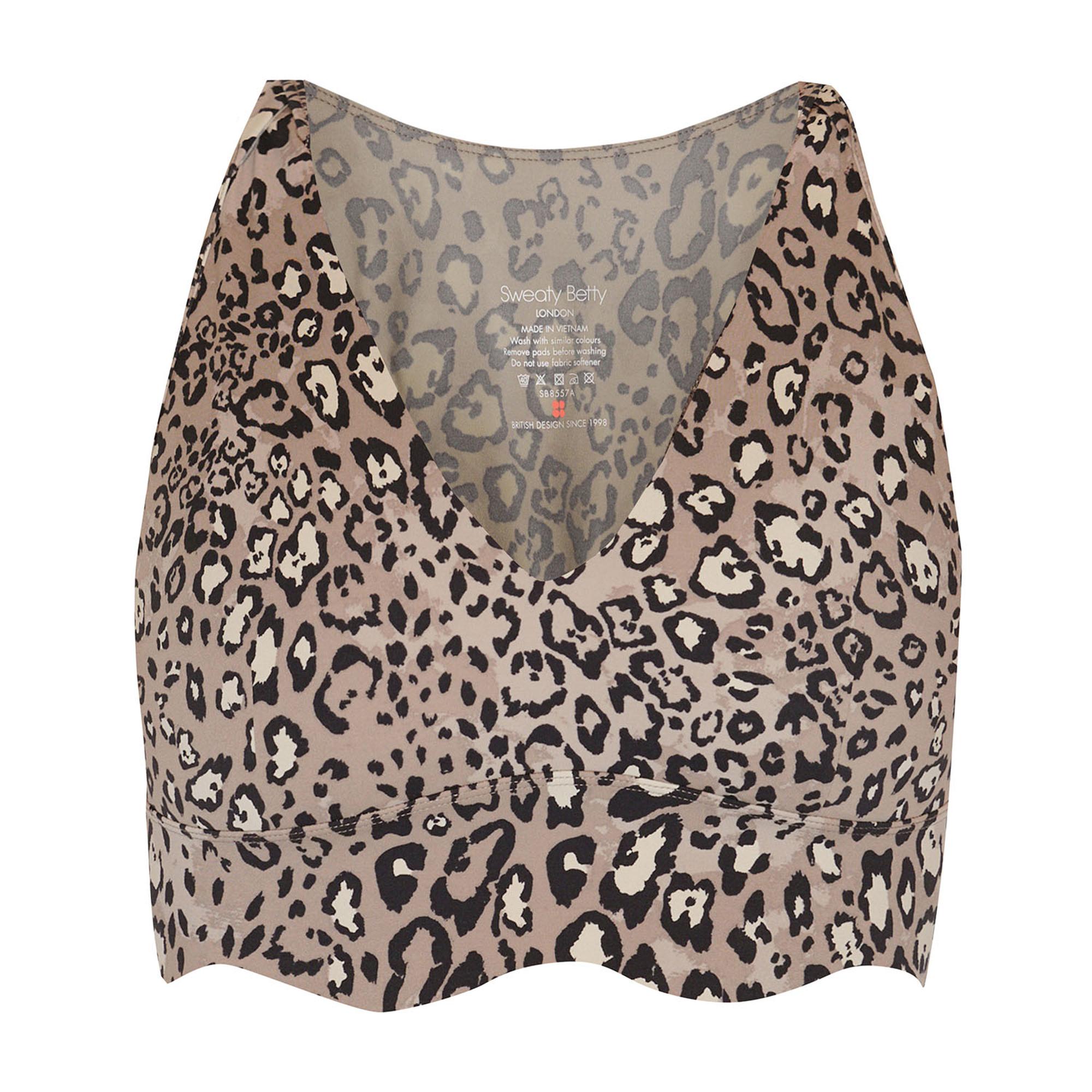 Sweaty Betty Power Contour Plunge Kadın Kahverengi Fitness Bra