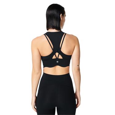  Sweaty Betty Power Contour Kadın Siyah Fitness Bra