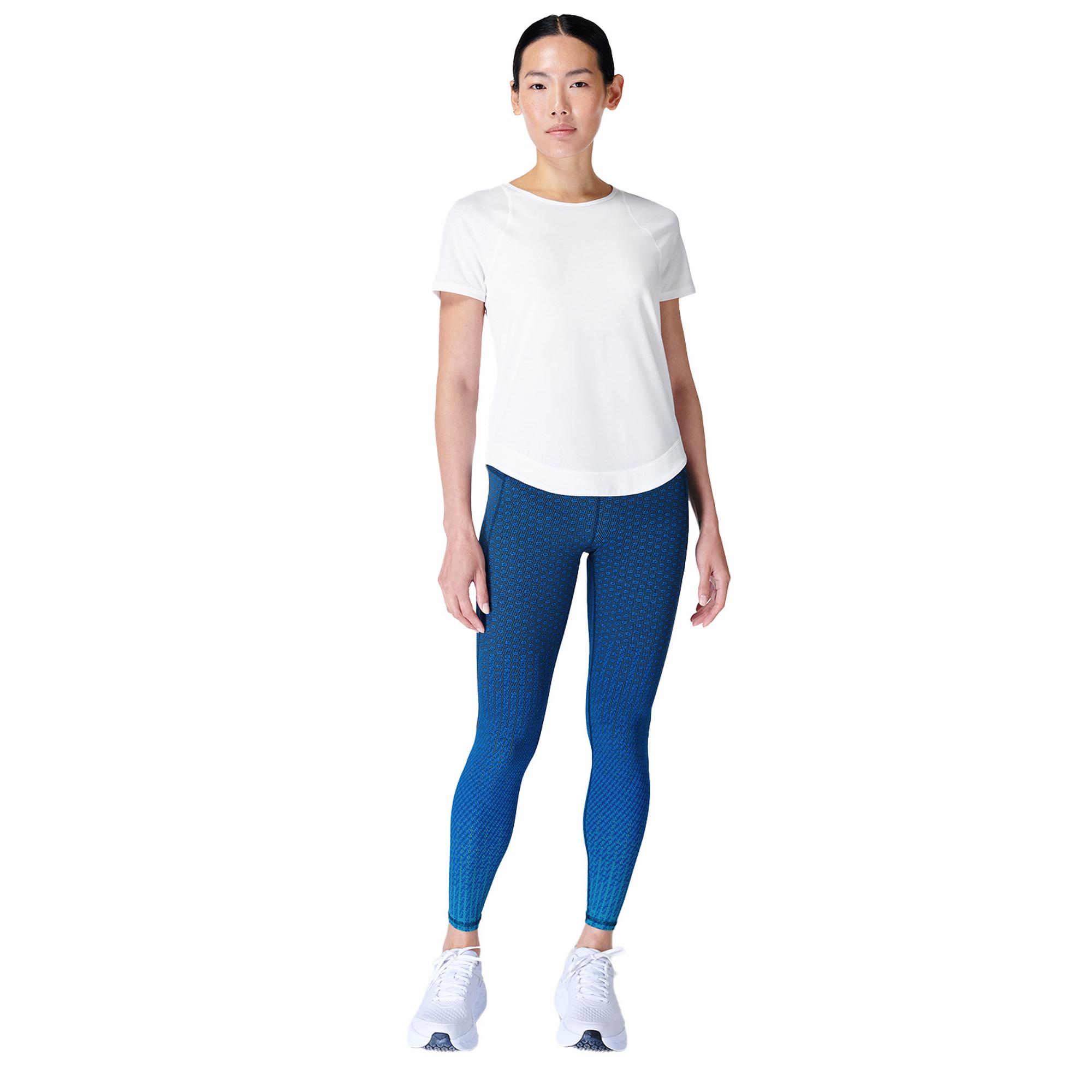 Sweaty Betty Breathe Easy Short Sleeve Top Kadın Beyaz Koşu Tişört