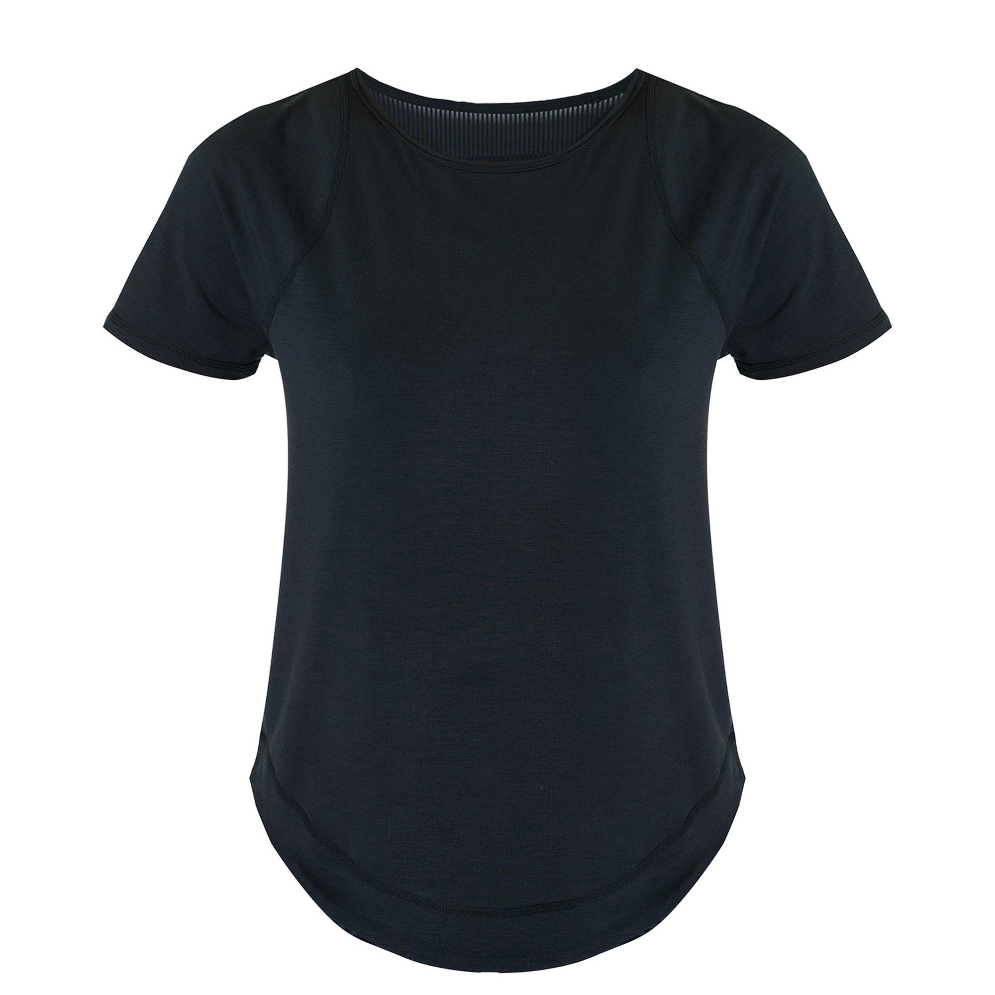 Sweaty Betty Breathe Easy Short Sleeve Top Kadın Siyah Koşu Tişört