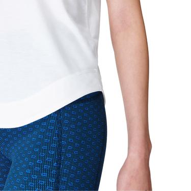  Sweaty Betty Breathe Easy Short Sleeve Top Kadın Beyaz Koşu Tişört