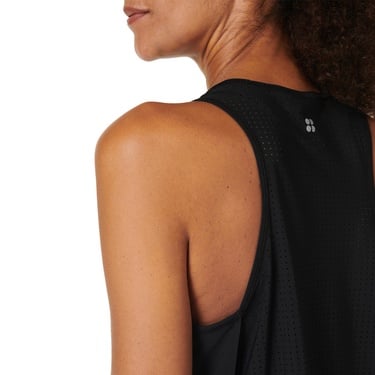  Sweaty Betty Zero Gravity Running Tank Kadın Siyah Koşu Tank Top