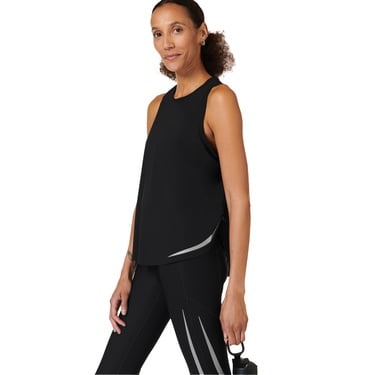  Sweaty Betty Zero Gravity Running Tank Kadın Siyah Koşu Tank Top