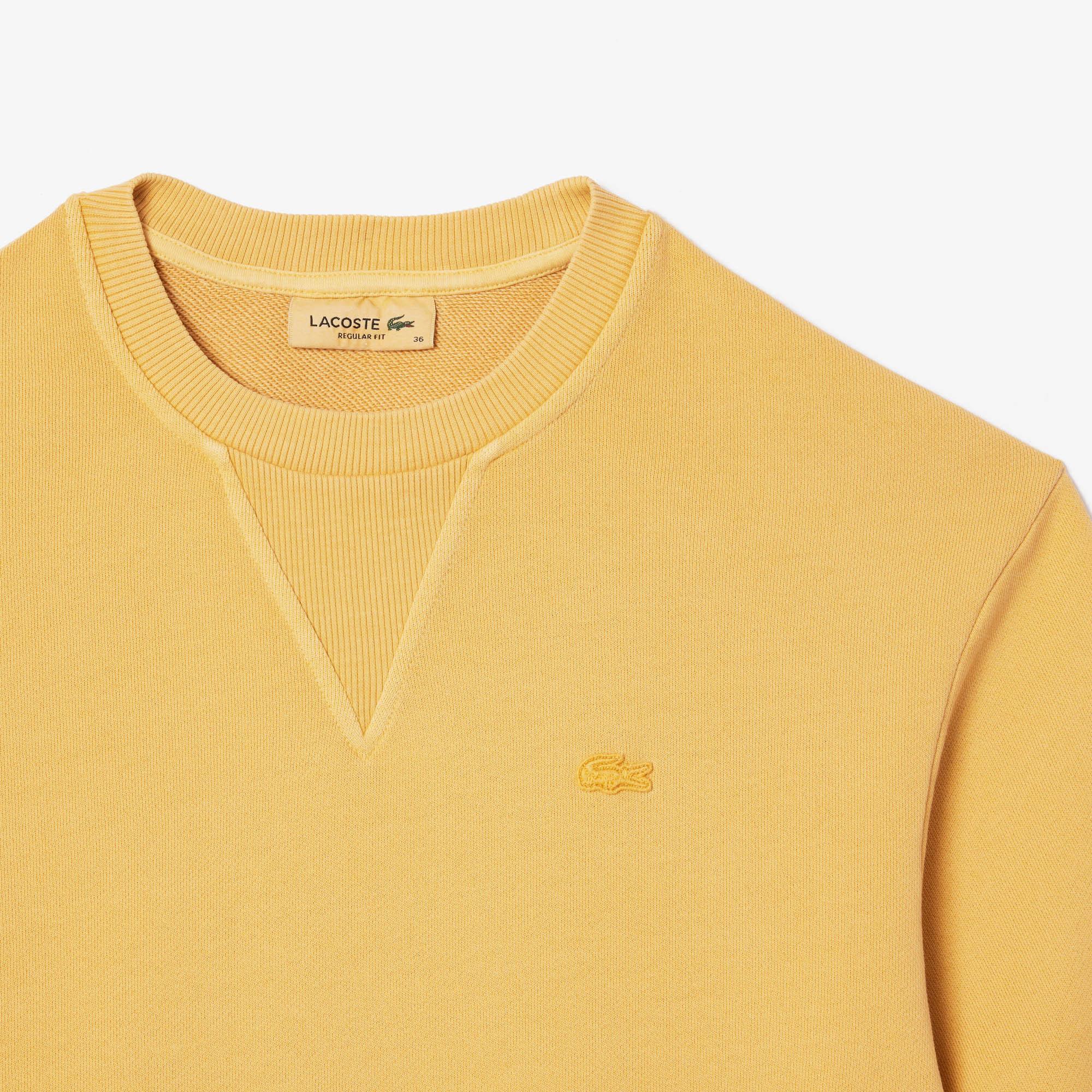 Kadın Regular Fit Bisiklet Yaka Sarı T-Shirt