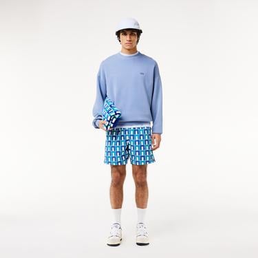  Robert George Erkek Baskılı Mavi Mayo Şort