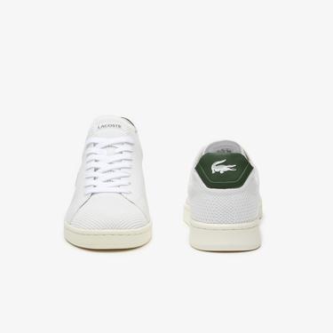  Lacoste Carnaby Piqué Erkek Beyaz Sneaker