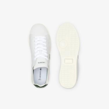  Lacoste Carnaby Piqué Erkek Beyaz Sneaker