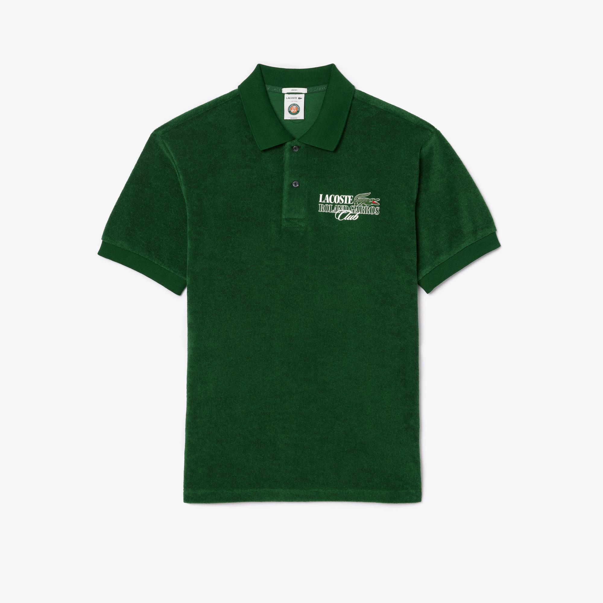 Roland Garros Unisex Relaxed Fit Yeşil Polo