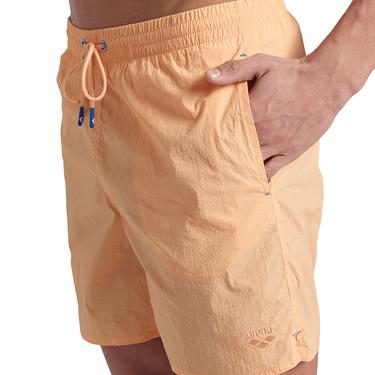  Solid Erkek Sarı Yüzücü Şortu 007137300