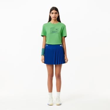  Roland Garros Unisex Regular Fit Bisiklet Yaka Baskılı Yeşil T-Shirt