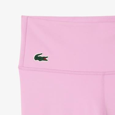  Kadın Slim Fit Baskılı Pembe Tayt