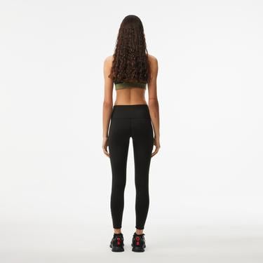  Kadın Slim Fit Baskılı Siyah Tayt