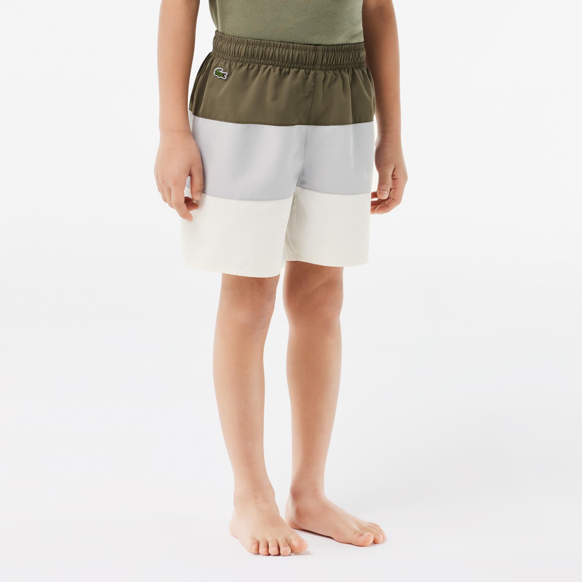 Erkek Çocuk Baskılı Renkli Mayo Şort