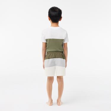  Erkek Çocuk Baskılı Renkli Mayo Şort