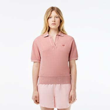  Kadın Regular Fit Pembe Polo