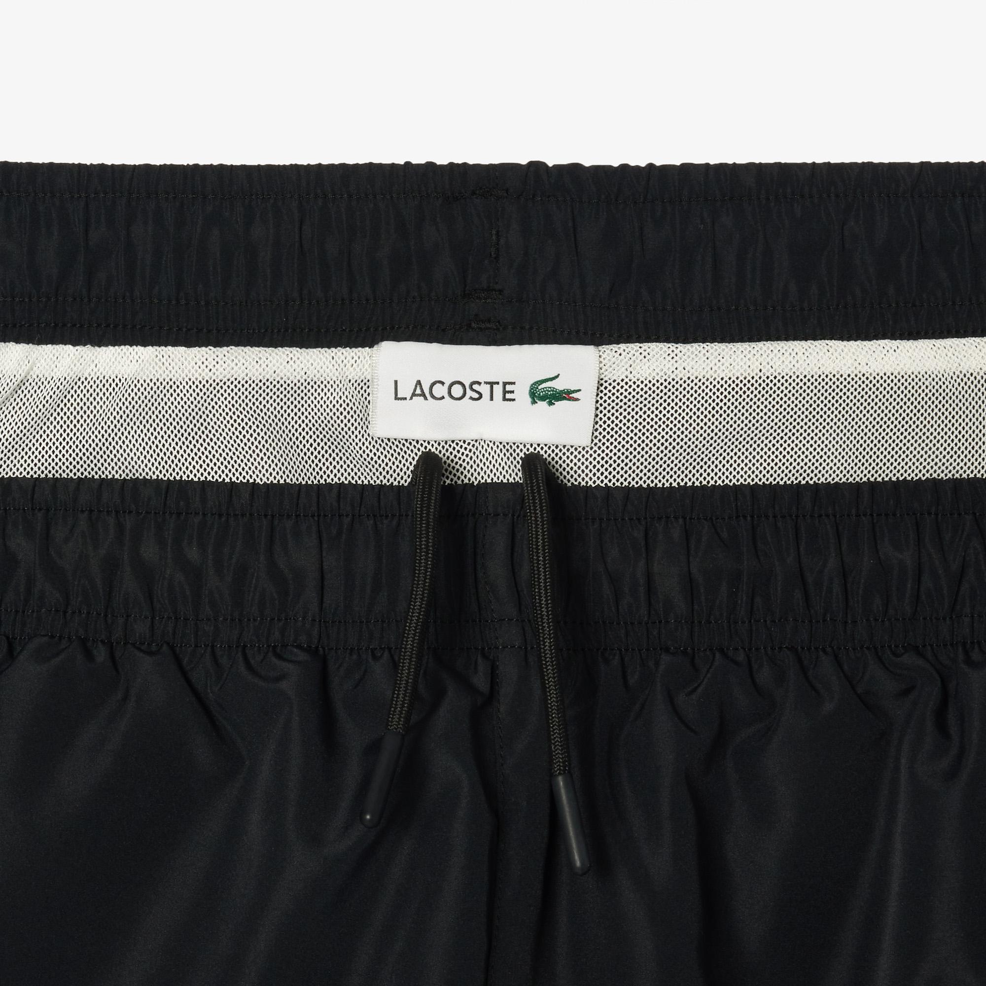 Erkek Renk Bloklu Siyah Mayo Şort