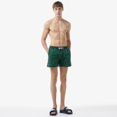  Erkek Baskılı Yeşil Mayo Şort