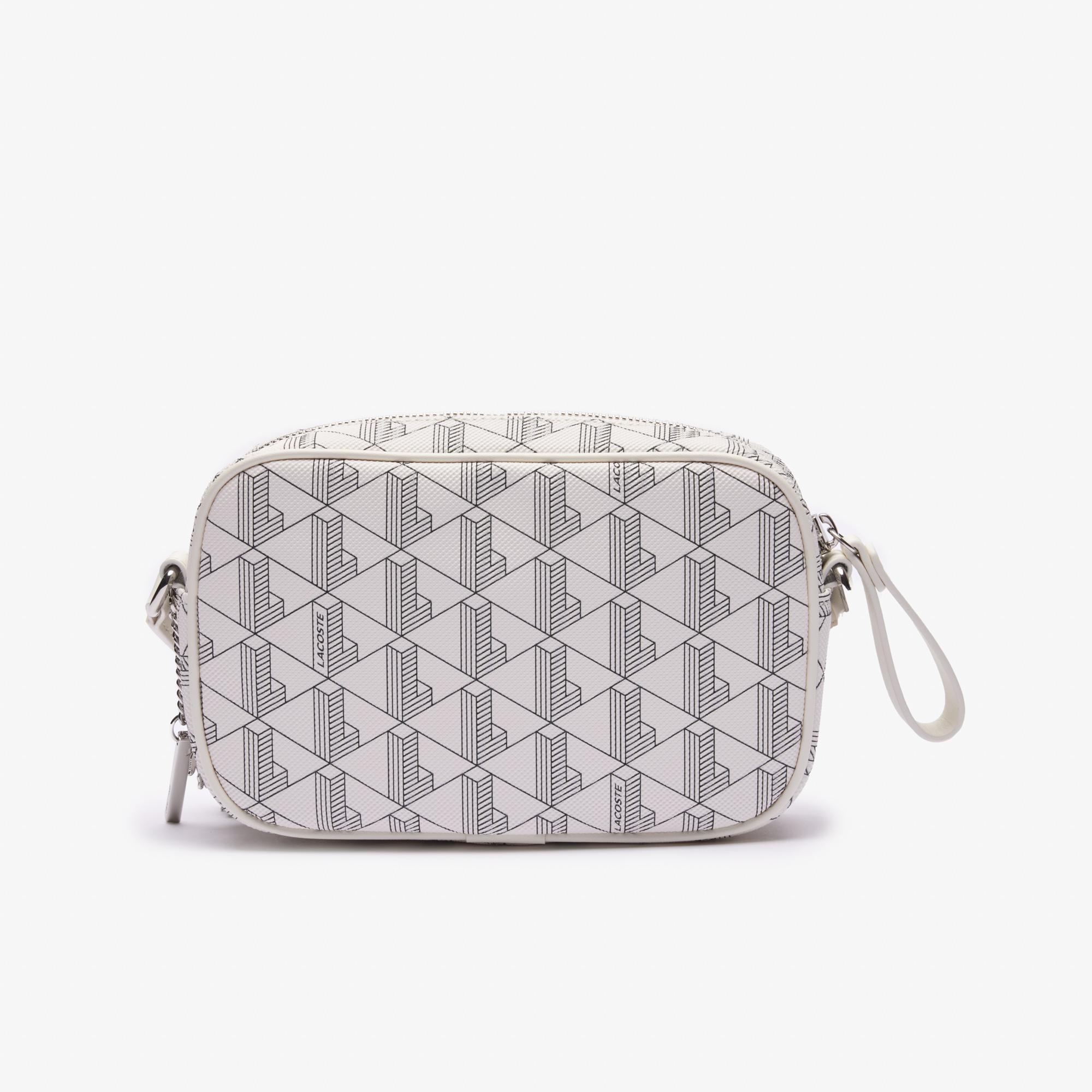 Lacoste Kadın Monogram Beyaz Postacı Çantası