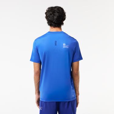  SPORT Erkek Slim Fit Bisiklet Yaka Mavi T-Shirt