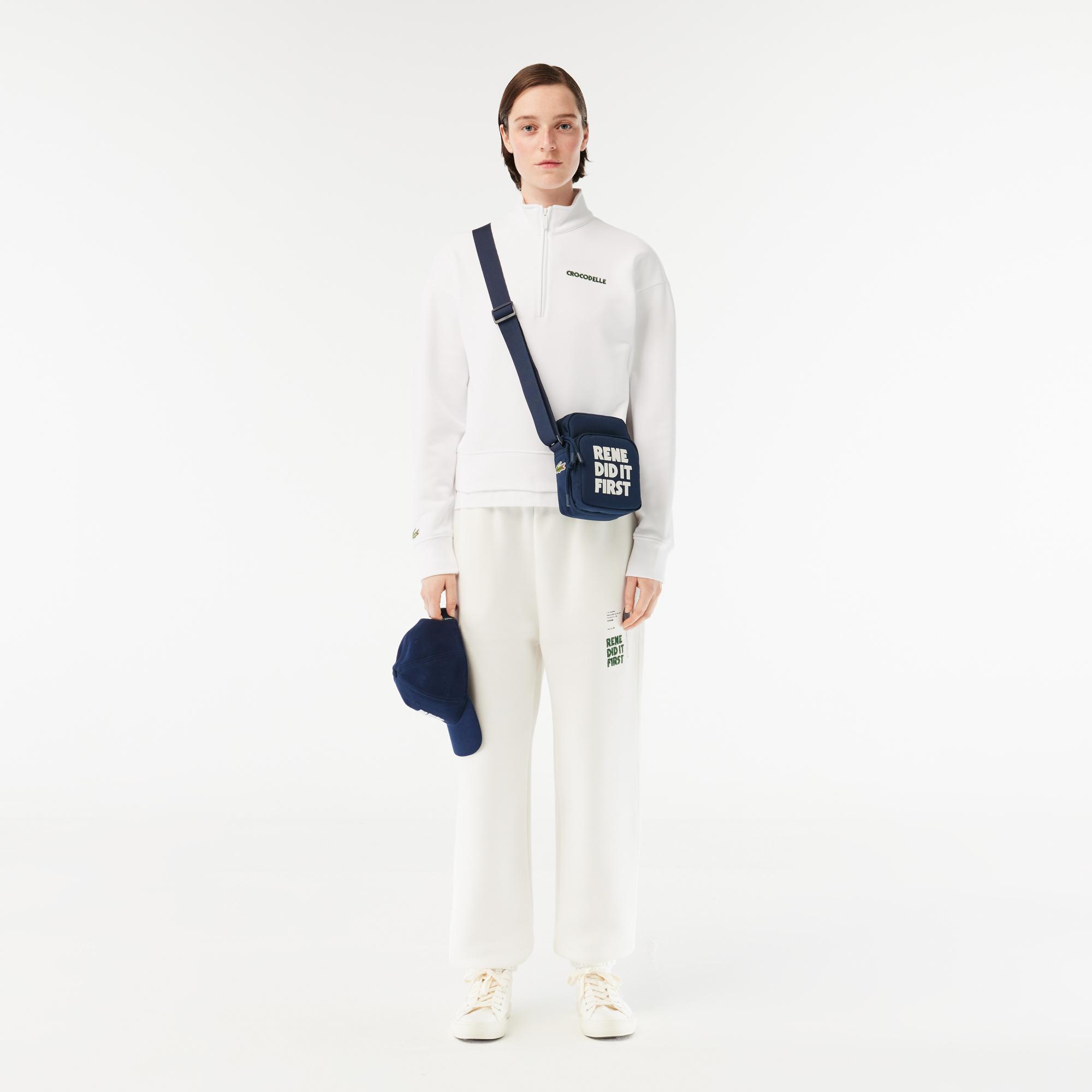 Erkek Baskılı Lacivert Postacı Çantası