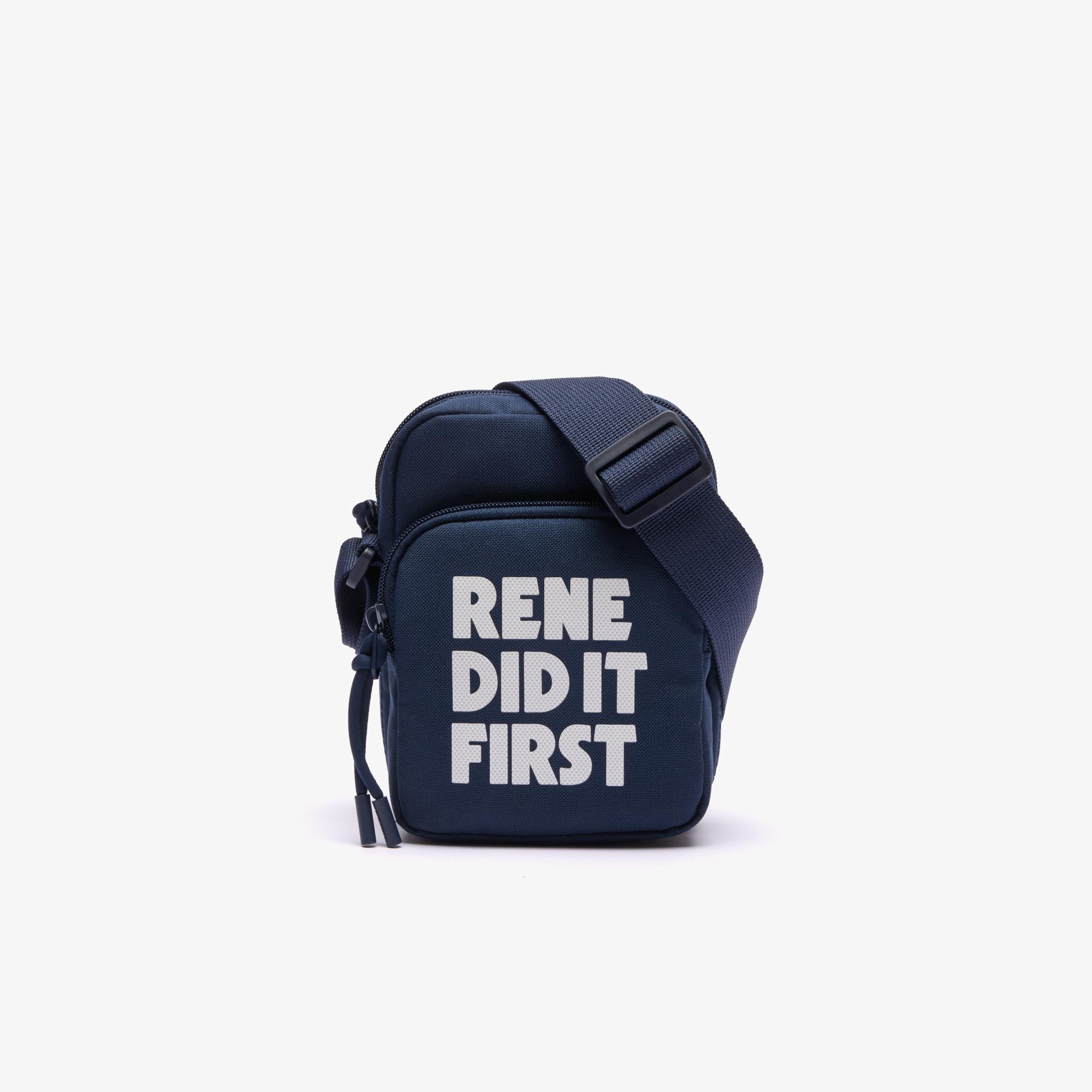 Erkek Baskılı Lacivert Postacı Çantası