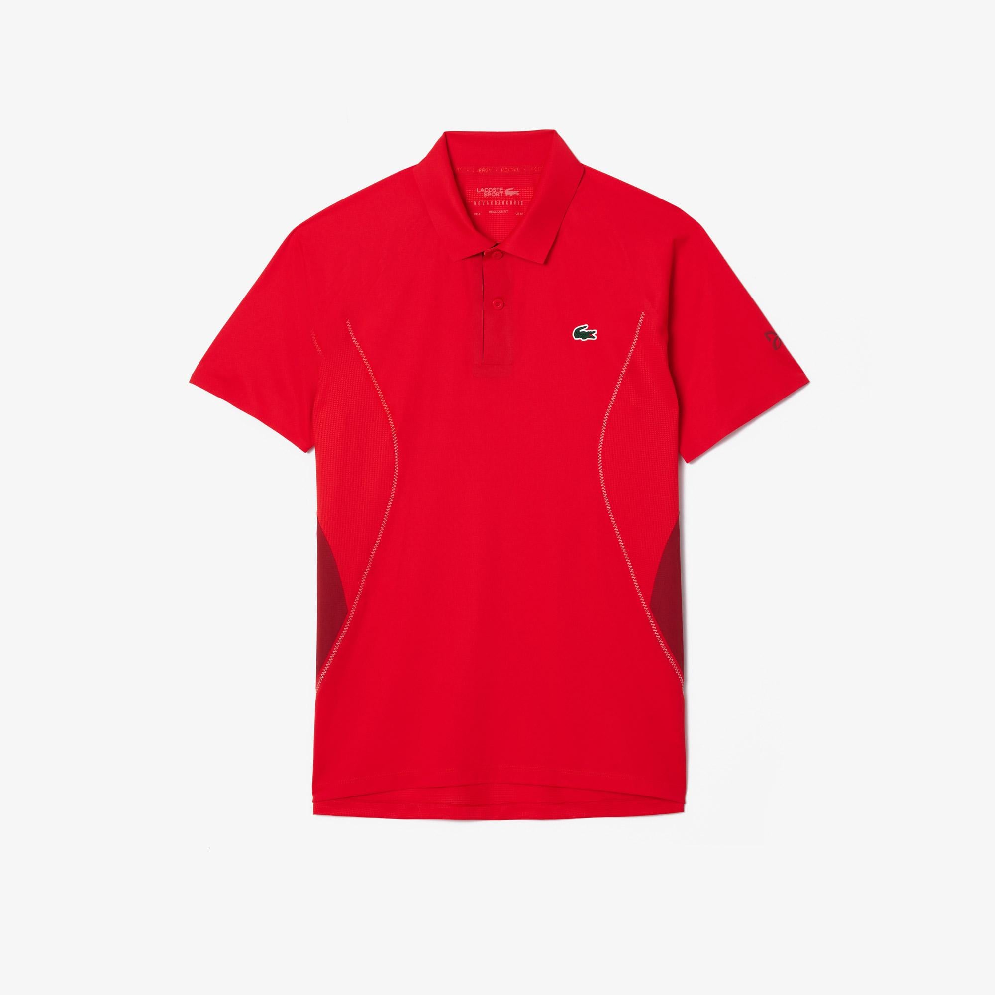 SPORT x Novak Djokovic Erkek Regular Fit Kırmızı Polo