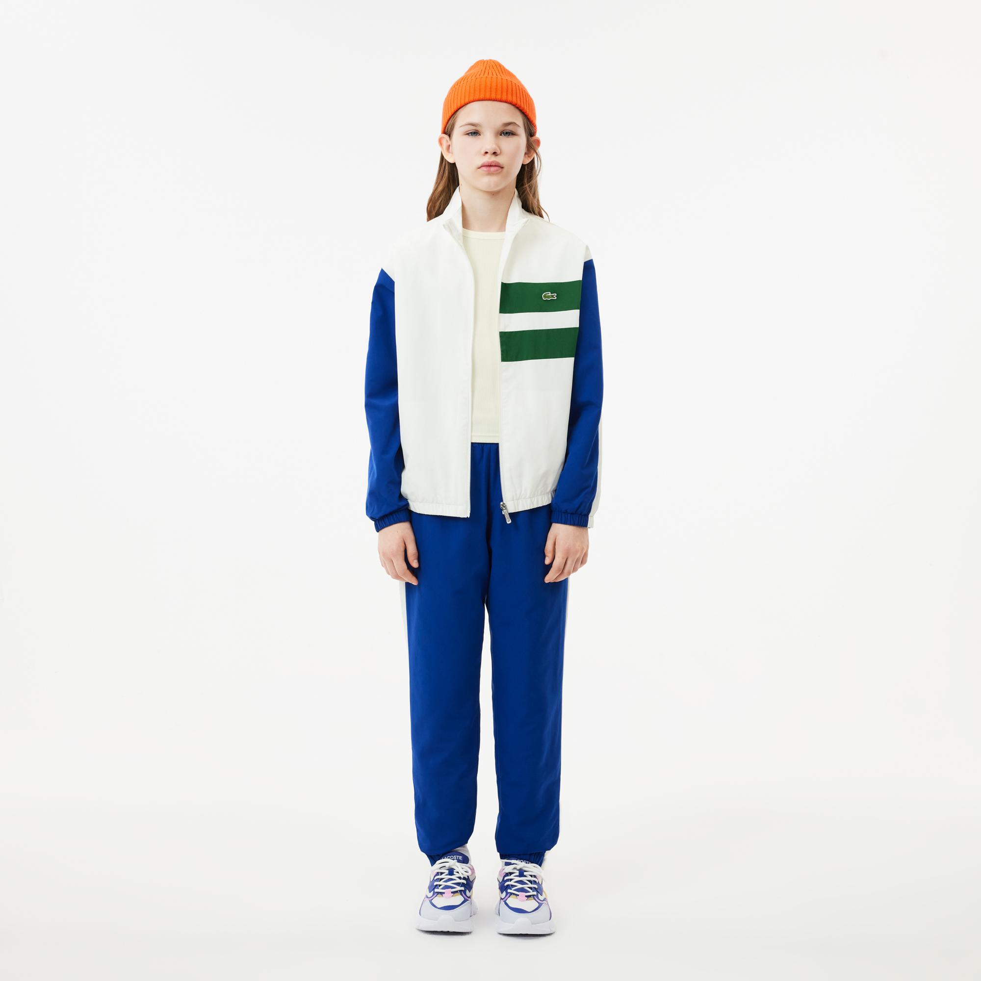 Lacoste Çocuk Bisiklet Yaka Beyaz T-Shirt