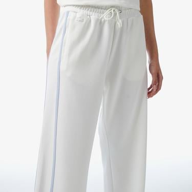  Kadın Flare Fit Beyaz Eşofman Altı