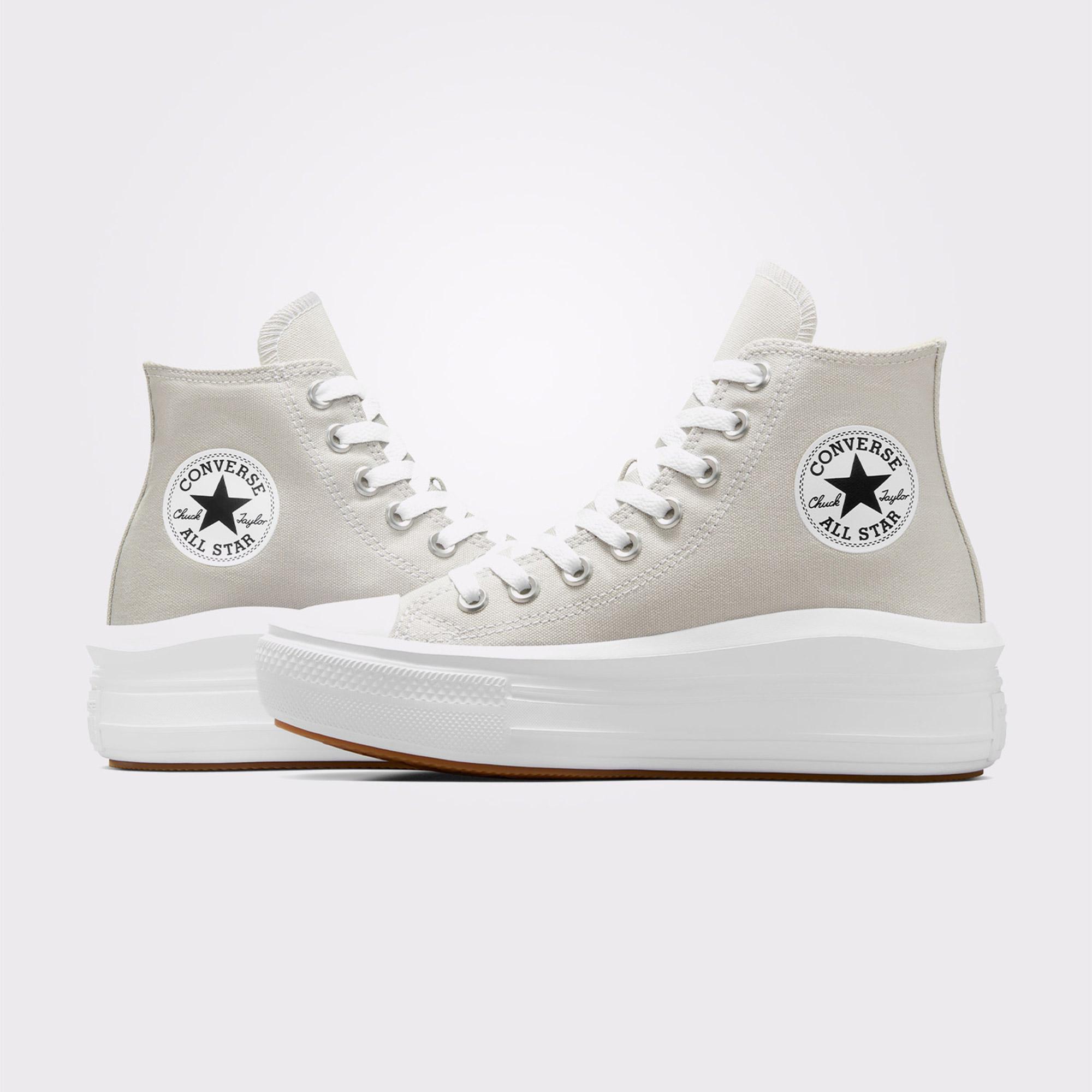 Converse Chuck Taylor All Star Move Kadın Bej Platform Sneaker