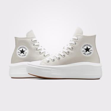  Converse Chuck Taylor All Star Move Kadın Bej Platform Sneaker
