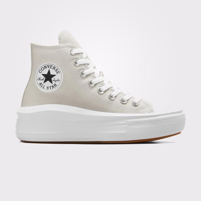  Converse Chuck Taylor All Star Move Kadın Bej Platform Sneaker