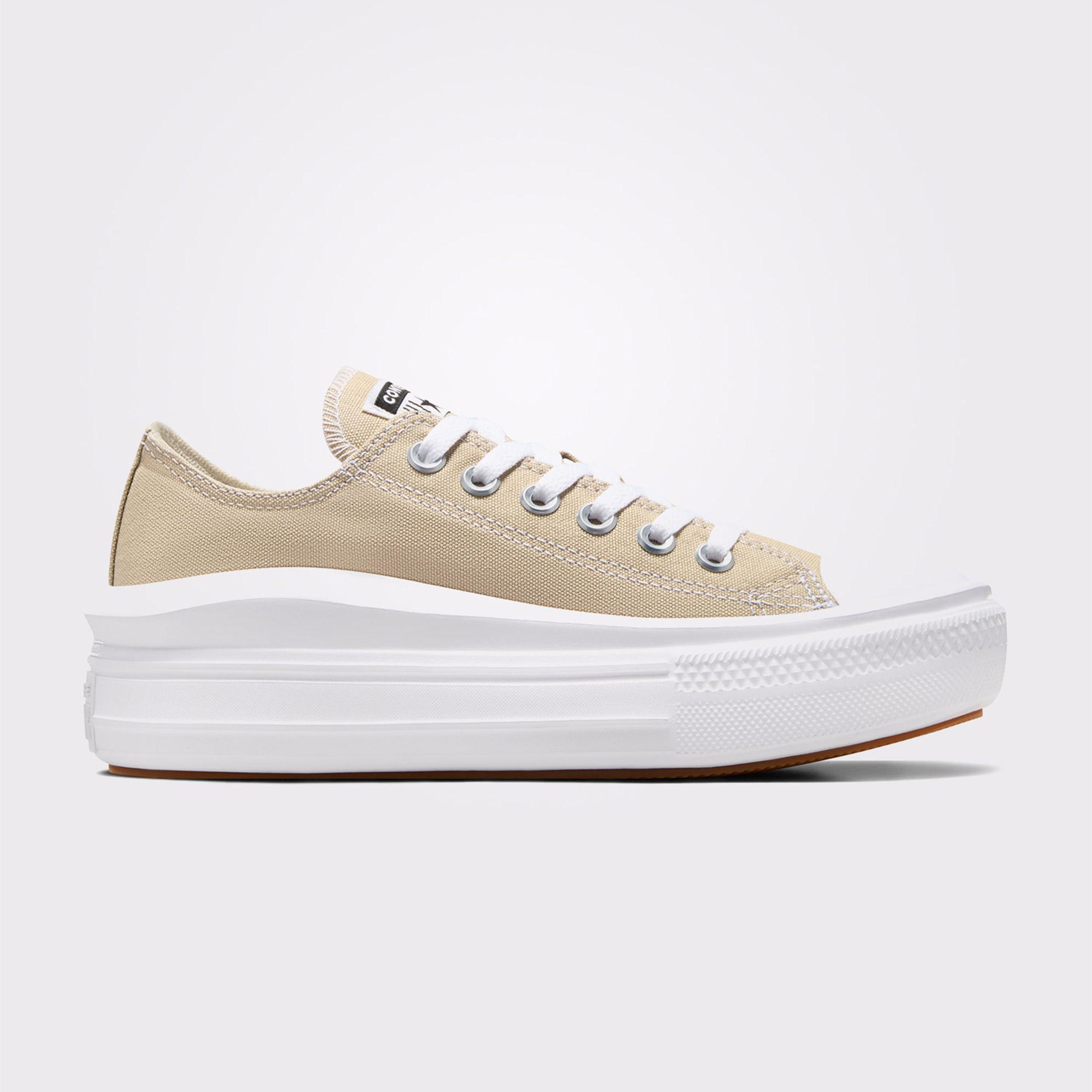 Converse Chuck Taylor All Star Move Kadın Bej Platform Sneaker