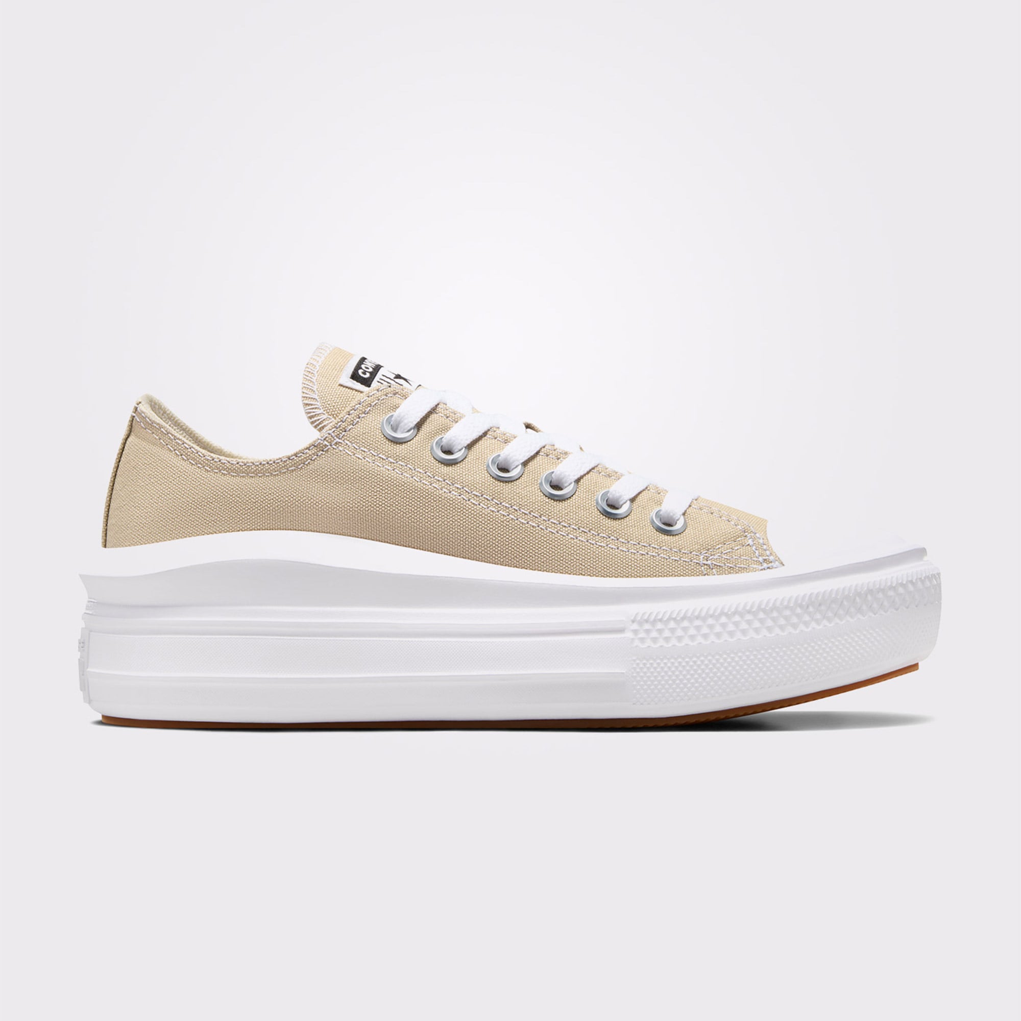  Converse Chuck Taylor All Star Move Kadın Bej Platform Sneaker