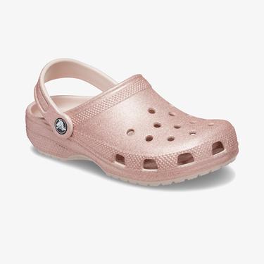  Crocs Classic Glitter Çocuk Pembe Terlik