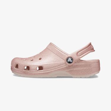  Crocs Classic Glitter Çocuk Pembe Terlik