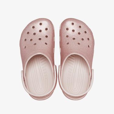  Crocs Classic Glitter Çocuk Pembe Terlik