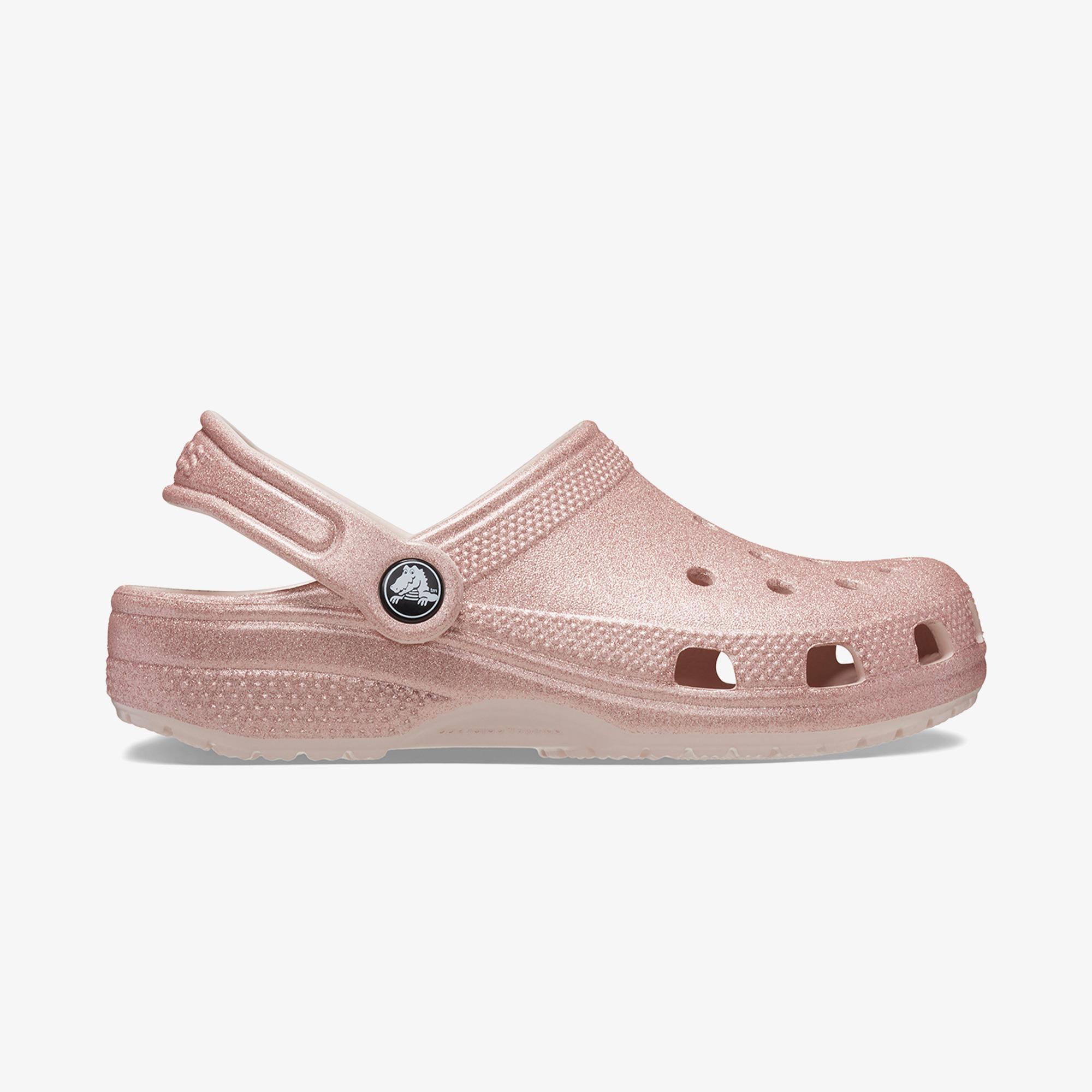 Crocs Classic Glitter Çocuk Pembe Terlik