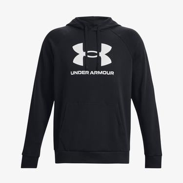  Under Armour Rival Fleece Logolu Erkek Siyah Günlük Sweatshirt