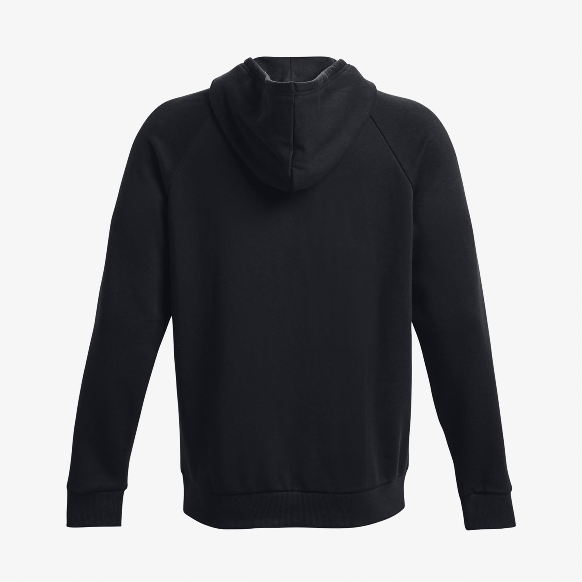 Under Armour Rival Fleece Logolu Erkek Siyah Günlük Sweatshirt