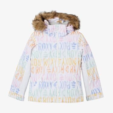  Roxy Jet Ski Çocuk Beyaz Kayak Montu