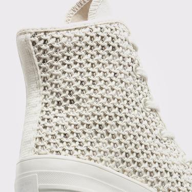  Converse Chuck 70 De Luxe Heel Unisex Krem Platform Sneaker