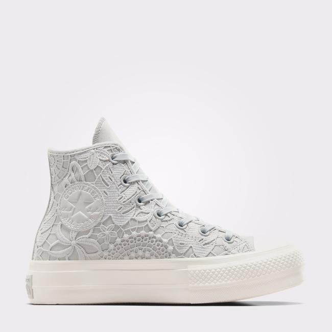  Converse Chuck Taylor All Star Lift Kadın Gri Platform Sneaker
