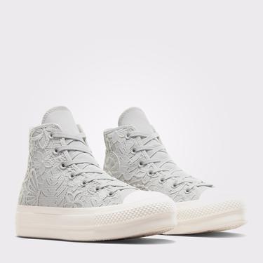  Converse Chuck Taylor All Star Lift Kadın Gri Platform Sneaker