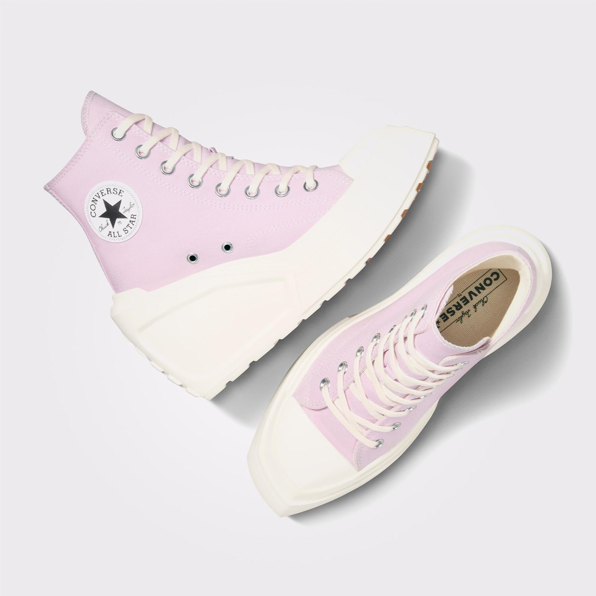 Converse Chuck 70 De Luxe Wedge Kadın Pembe Platform Sneaker