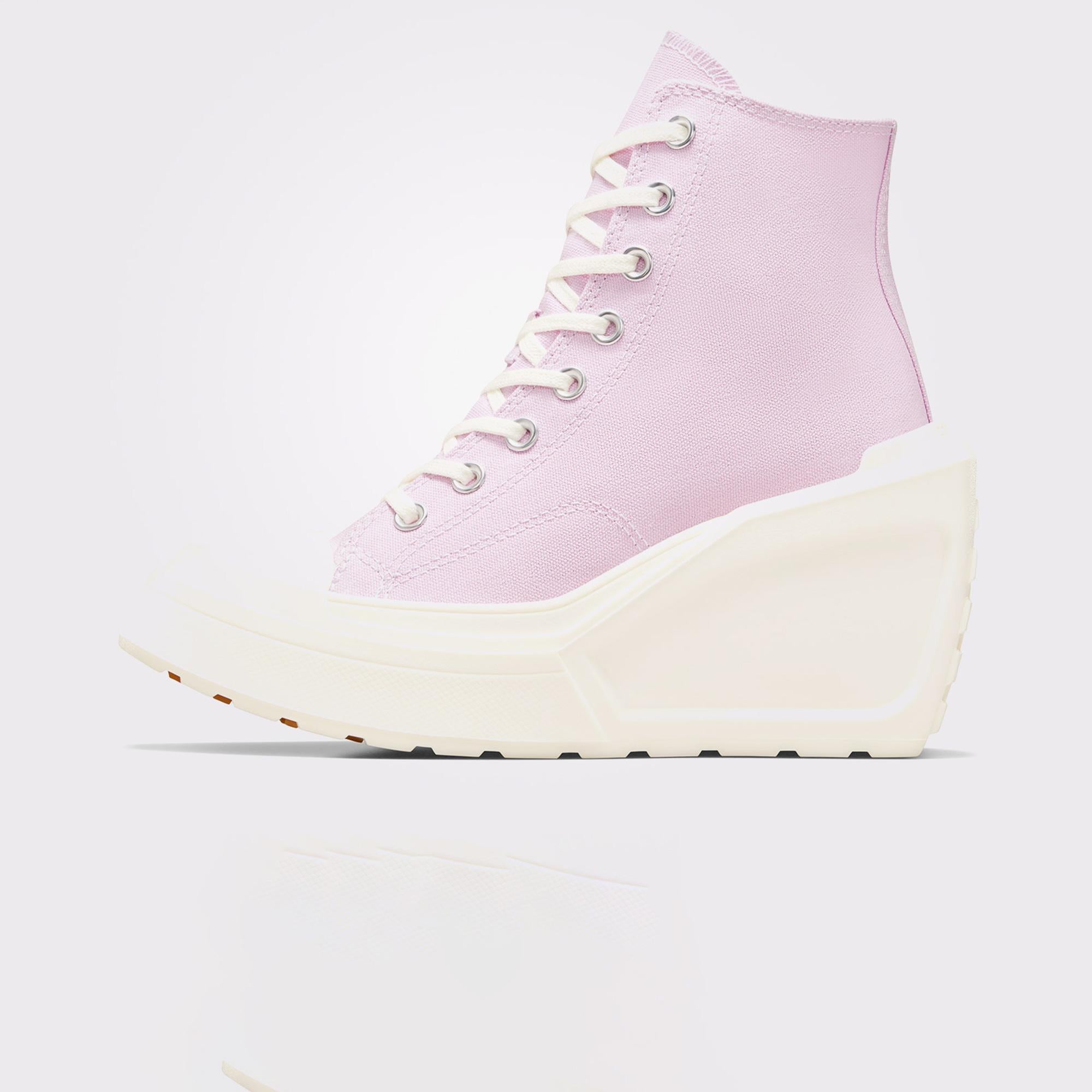 Converse Chuck 70 De Luxe Wedge Kadın Pembe Platform Sneaker